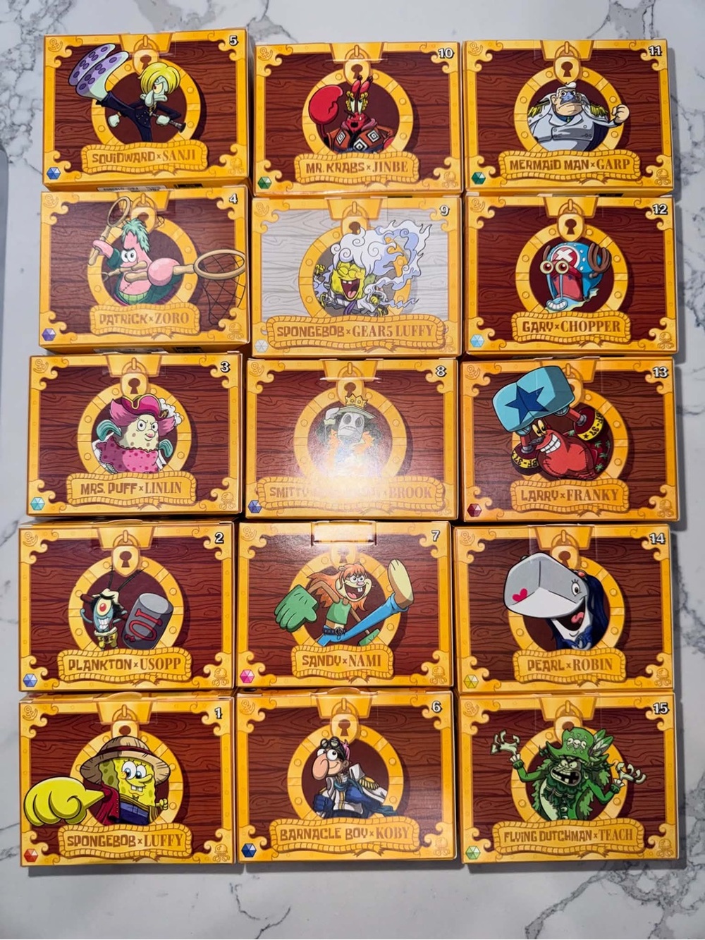 McDonald’s SpongeBob x One Piece Complete Set All 15 Collectibles
